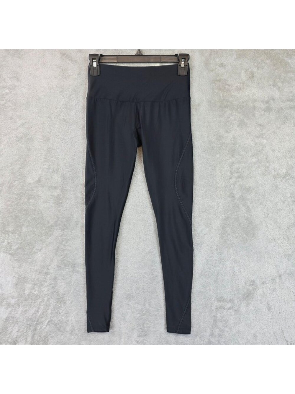 Skins Leggings Womens S Black Compression Running Leggings Colorblock Athletic